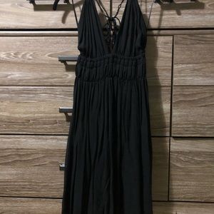 INDAH Backless Silk Dress S